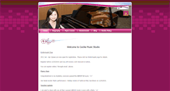 Desktop Screenshot of ceciliamusicstudio.com